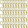 40 Pcs Curtain Rings with Clips, Window Clip Rings Curtain Hooks Hangers Clip by Azmoncy