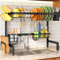 SNTD Over The Sink Large Dish Drying Rack, 26.8"-34.6", Rust-Resistant by SNTD