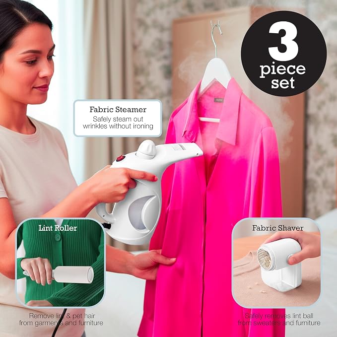 Inspired Living Fabric Care Kit – 3-Piece Fabric & Garment Care Set - Image 2
