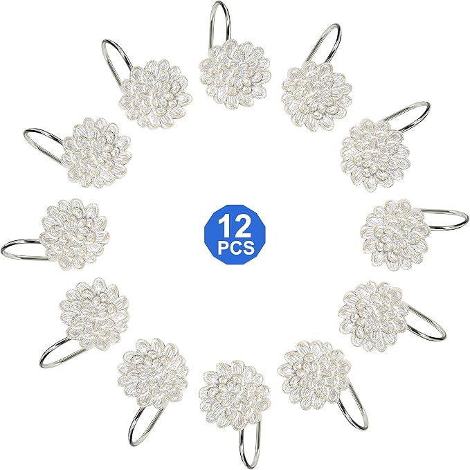 Zahari Home Rose Vine Shower Hooks Set - Image 4