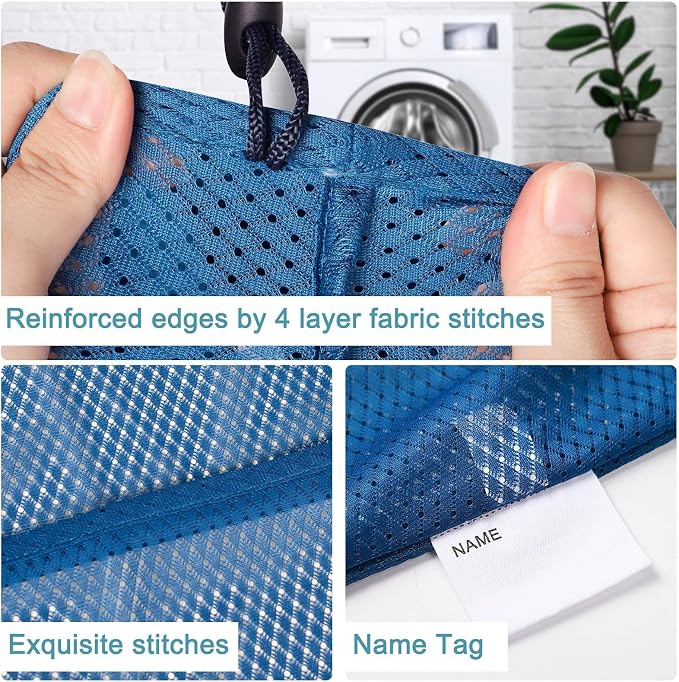Polecasa 2 Pack Heavy Duty Diamond Mesh Laundry Bag - Image 5