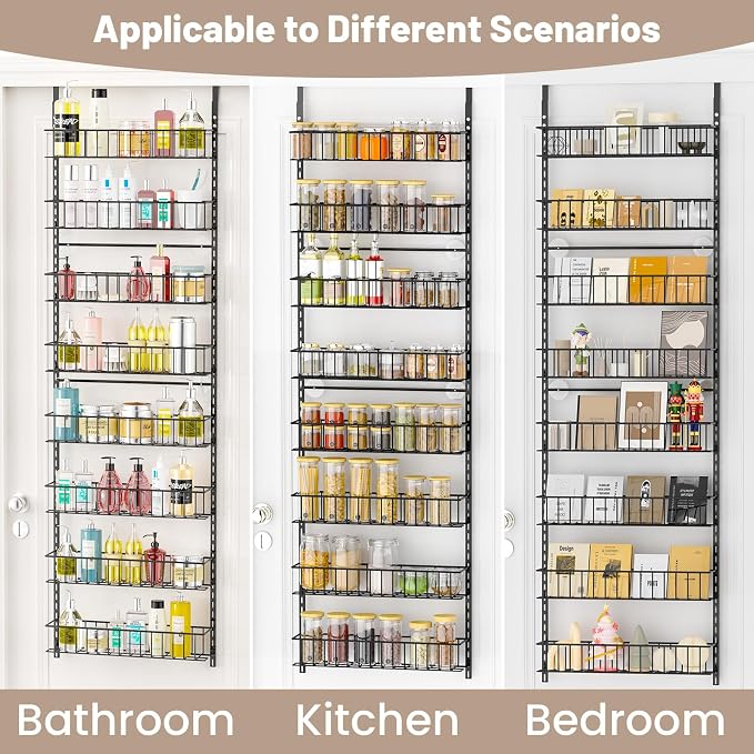 ElegantArray 8-Tier Pantry Door Organizer - Image 4