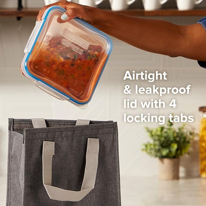 Snapware Plastic Total Solution 2-Pack Food Storage Containers | Meal prep - Image 4