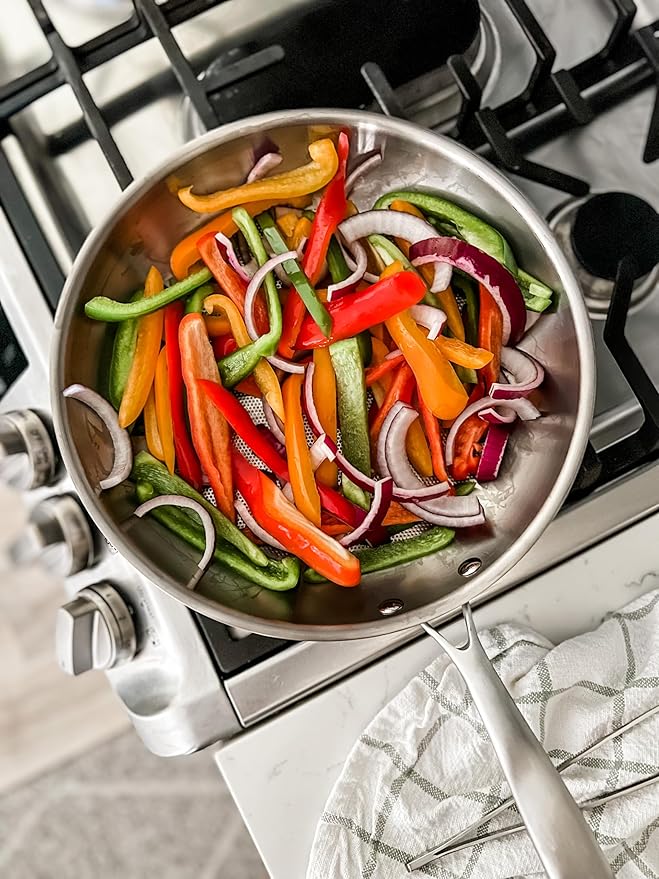 Black Cube TitaniumMAX Cookware - Made in France - Quick Release Titanium Cookware - 8" Fry Pan - Titanium Pan Suitable for Induction Cooktops - No PFAS