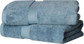 Superior Egyptian Cotton Plush & Absorbent, Bath Towel Set of 2, Denim Blue | by SUPERIOR