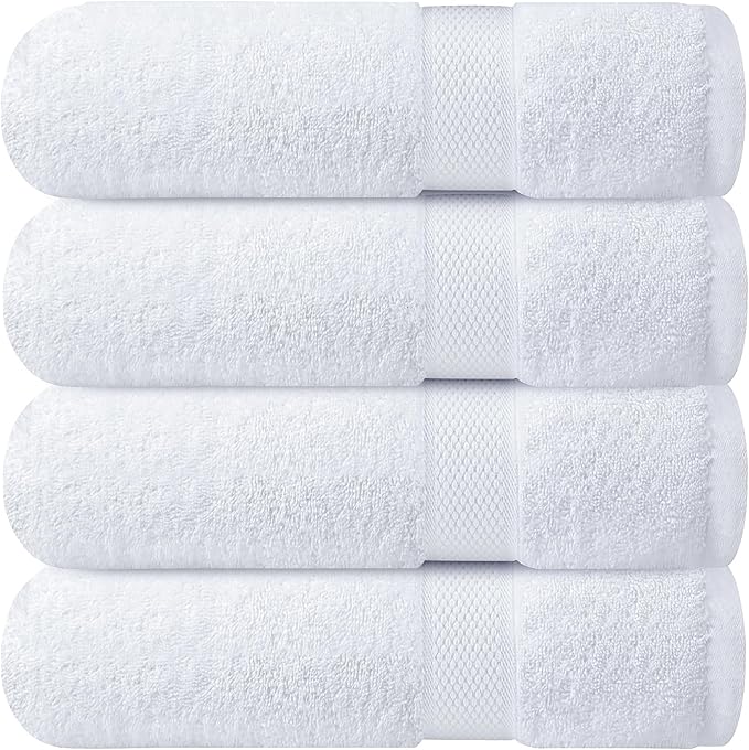 Infinitee Xclusives 100% Ring-Spun Cotton Bath Towels by InfiniteeXclusives