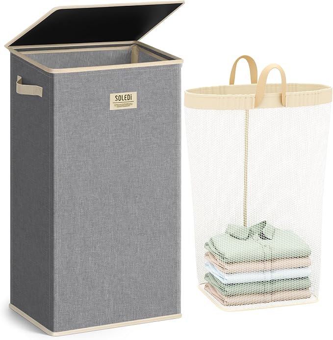 SOLEDI 100L Laundry Hamper by SOLEDI