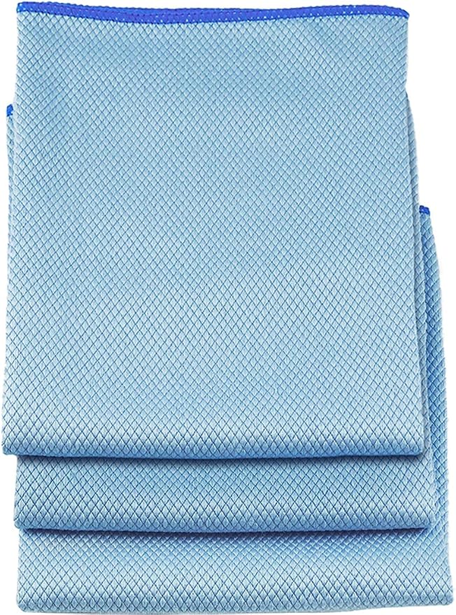 UNGER Professional 18” x 18” Large Professional-Grade Microfiber Cloth Towels by Unger