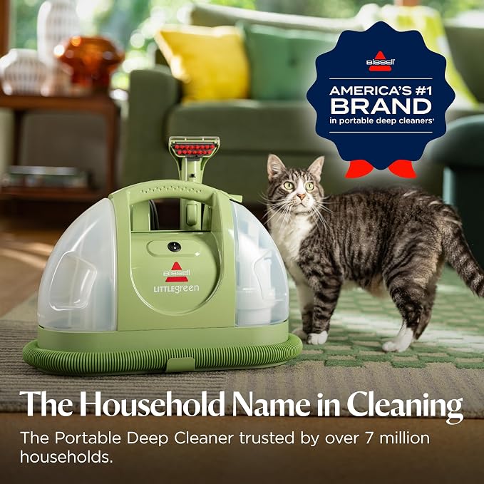 BISSELL Little Green Multi-Purpose Portable Carpet Cleaner - Image 2