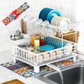 Large 2 Tier Detachable Dish Drying Rack by IMXSUMDA