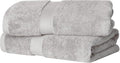 Superior Solid Egyptian Cotton Bath Towel Set, 2-Pieces | Quick Dry, Soft by SUPERIOR