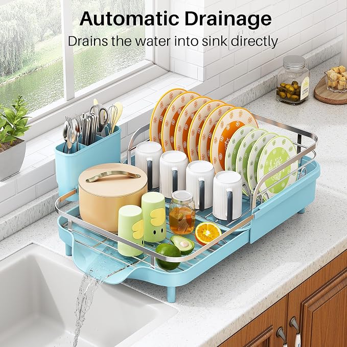 SAYZH Expandable Dish Drying Rack - Image 5