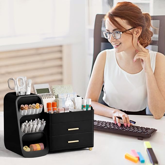HBlife Desk Organizer with Pen Pencil Holder - Image 6