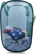 Sturdy Mesh Laundry Hamper Basket Bag, collapsible Pop up by HONOMA