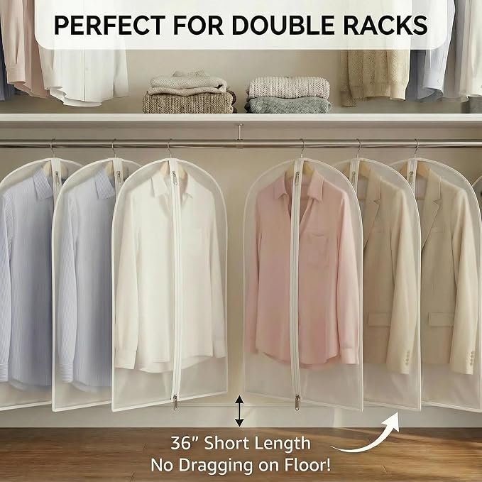 MsKitchen 12 Pack Shirt Garment Bags - Image 3