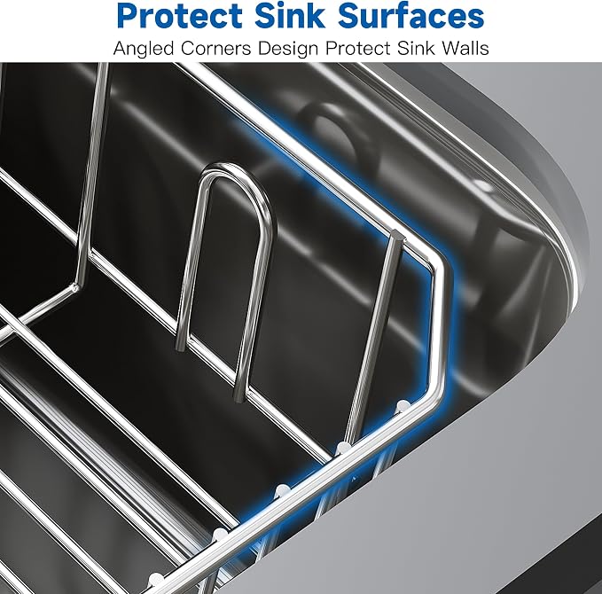 JASIWAY in Sink Dish Drying Rack, Stainless Steel Small Dish Drainer | Perfect - Image 9