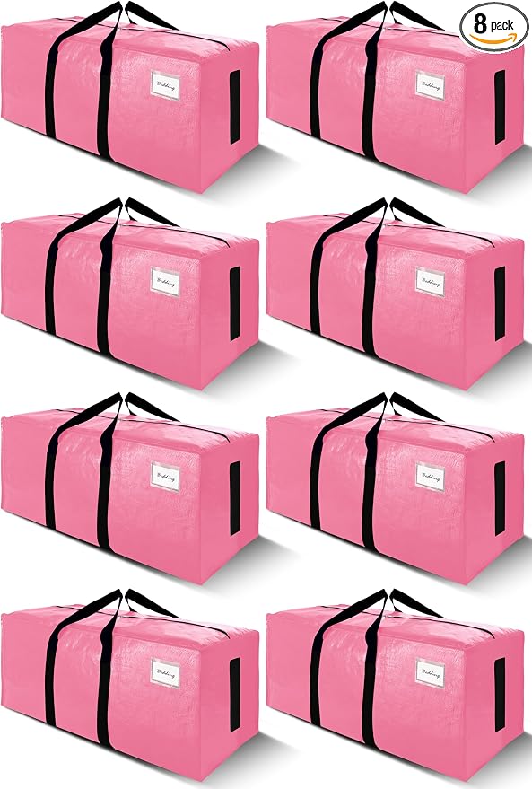 SWEET DOLPHIN 8 Pack 200LB Heavy-Duty Moving Bags by SWEET+DOLPHIN