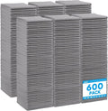 HOMEXCEL Grey Microfiber Cleaning Cloth 600 Pack, Microfiber Towel by HOMEXCEL