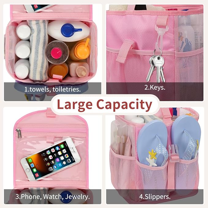 Hanging Mesh Shower Caddy Portable - Image 5