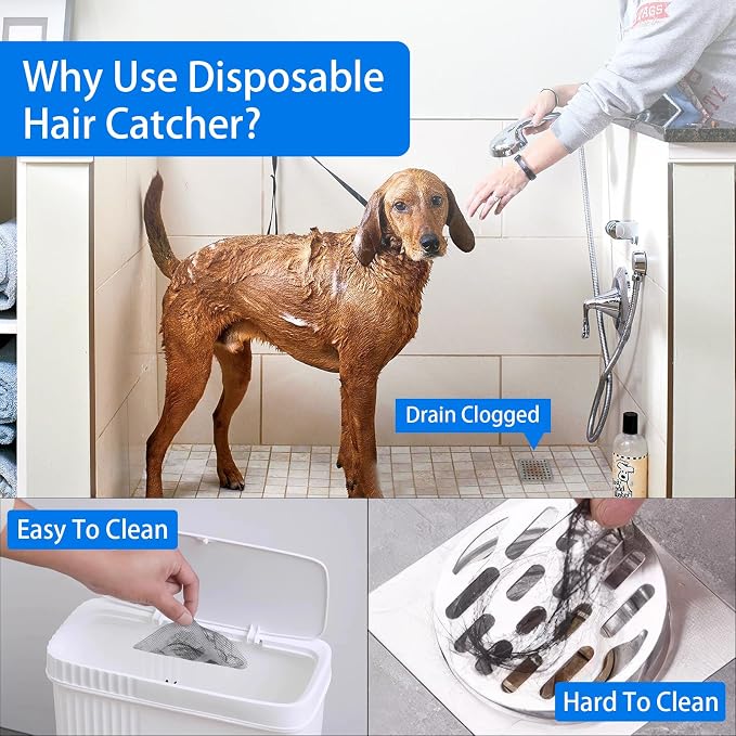 50Pcs Disposable Floor Drain Sticker, Shower Drain Hair Catcher, Hair Drain - Image 7