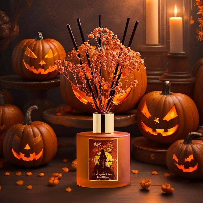 Reed Diffuser - Pumpkin Chai 6.7 fl oz Scented Diffuser - Image 5
