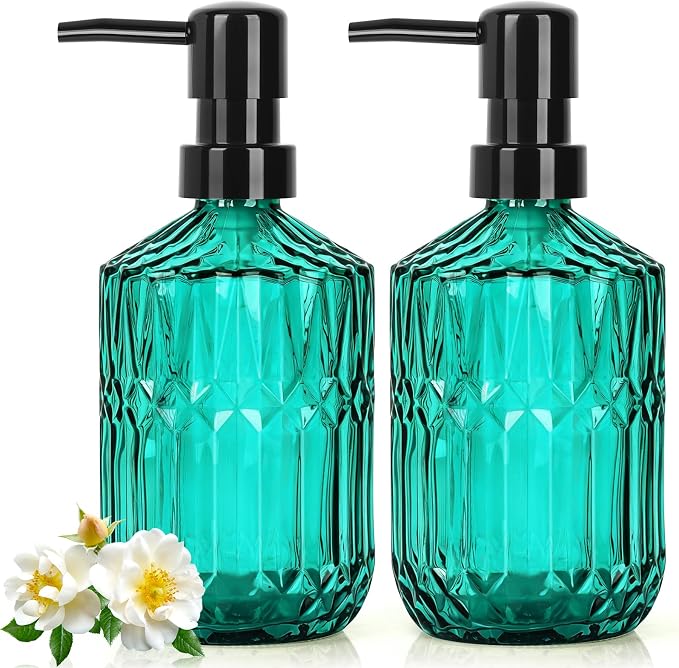 13.5oz Glass Soap Dispenser by Ulable