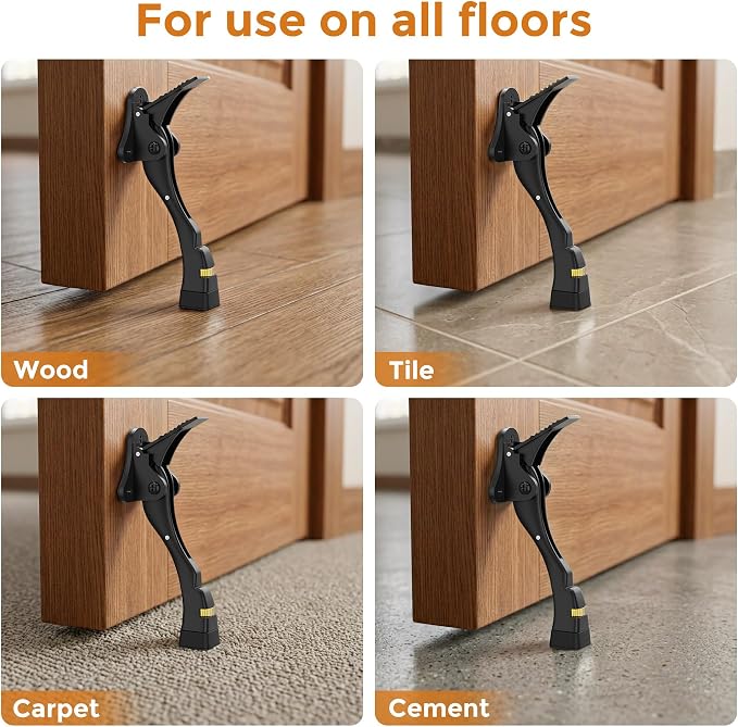 Door Stoppers, 4 Inch Kickdown Door Stop - Image 6