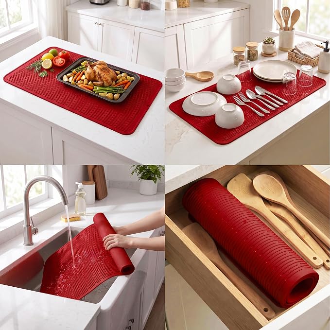 MicoYang Silicone Dish Drying Mat - Image 4