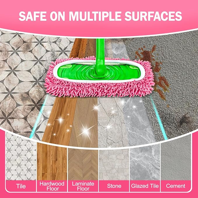 6 Pack Reusable Mop Pads Compatible - Image 7