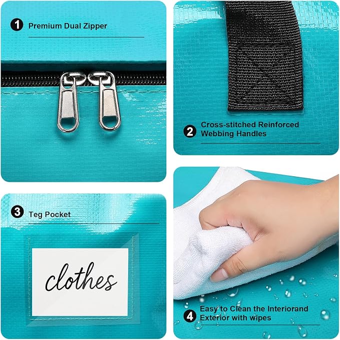 Moving Bags Heavy Duty Sky Blue – Large Packing Bags - Image 3