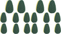 DYMOLL Dish Wand Refills 8Packs, Sponge Replacement Heads, Dish Wand Sponge by DYMOLL