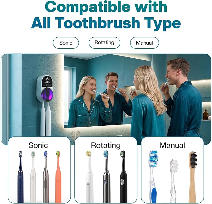 Jetfresh UV Toothbrush Sanitizer and Holder - Image 7