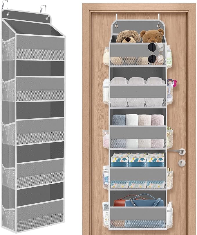 1Pack Over The Door Organizer Large Capacity Hanging Storage Room Organizer by SpaceHacks
