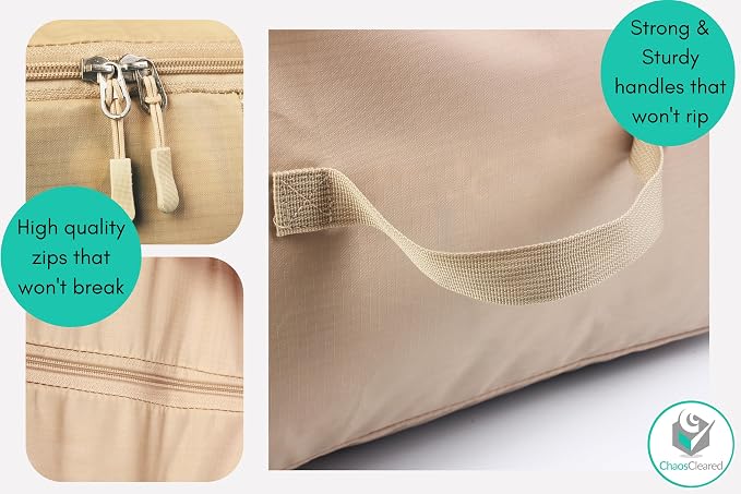 2 Pack Clothing Storage Bags Clothes Organizer folding fabric bags - Image 4