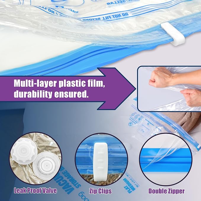 XXL Jumbo Vacuum Seal Storage Bags Extra Large - Image 6