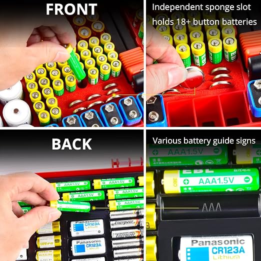 Battery Organizer Storage Case - Image 2