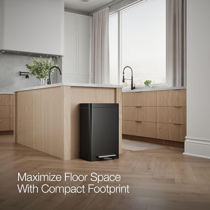 KOHLER K-20956-BST Dual Compartment Step Trash Can - Image 10