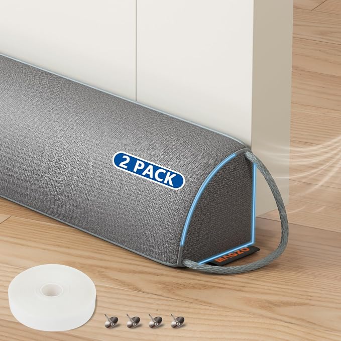 MAGZO Door Draft Stopper 36 Inches, Energy Saving, Triangular Under Door Gap by MAGZO