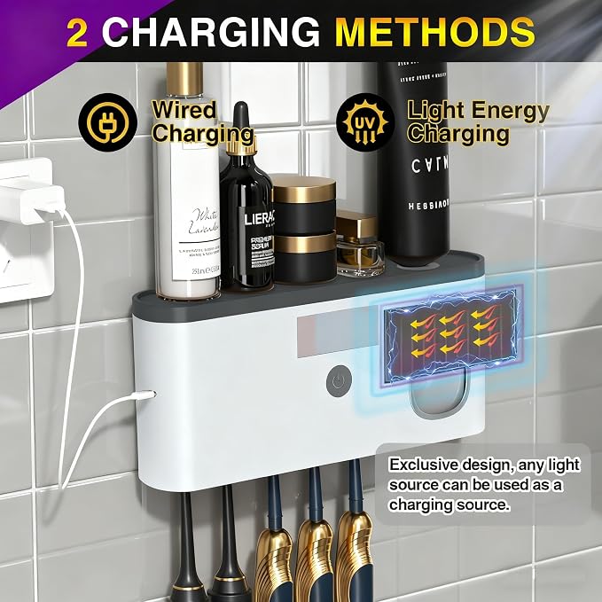 Wall Mounted Toothbrush Holder - Image 3