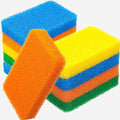 Patelai 10 Pcs Silicone Sponge for Dishes, Kitchen Silicone Dish Scrubber | by Patelai