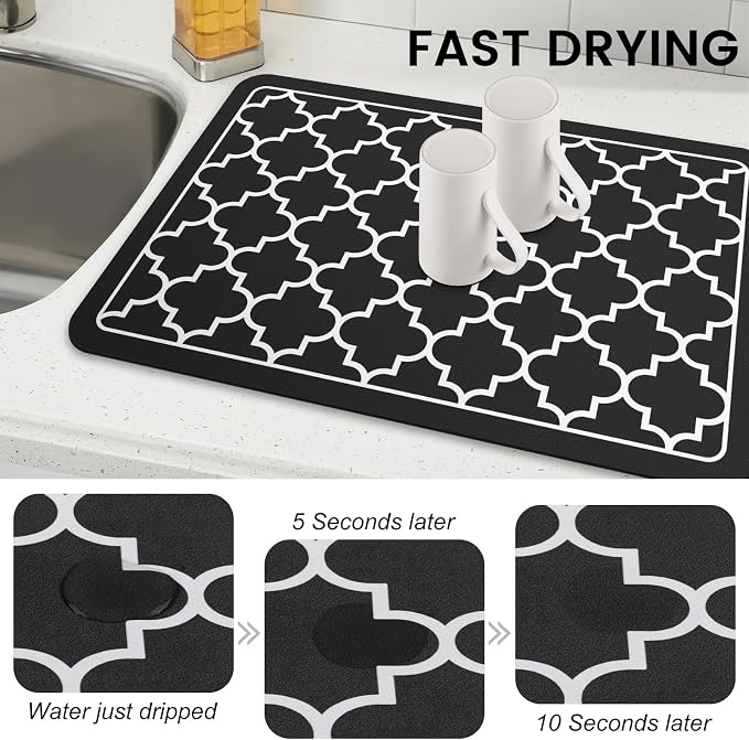 Dish Drying Mat Absorbent Dish Drying Mats - Image 3