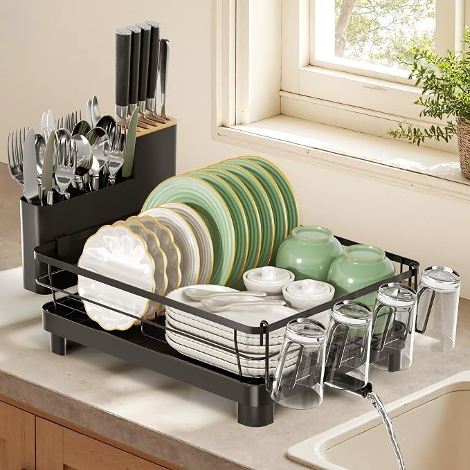 Runnatal Dish Drying Rack with Drainboard by Runnatal