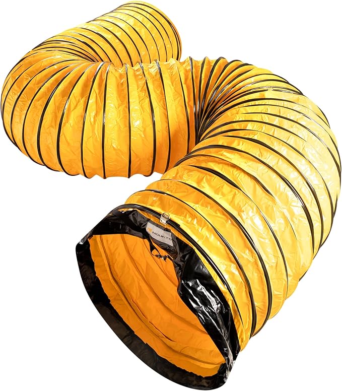 MOUNTO 25FT PVC Flexible Duct Hosing for Exhaust Fan (36inch)