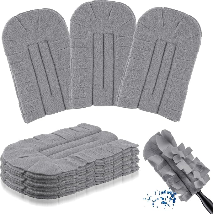 Zubebe 6 Pcs Reusable Duster Refills Fleece by Zubebe
