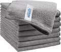HOMEXCEL 8PK Microfiber Cleaning Cloth, Cleaning Rags by HOMEXCEL
