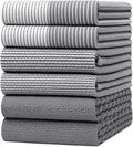 Premium Kitchen Towels 6 Pack 100% Cotton by BumbleTowels
