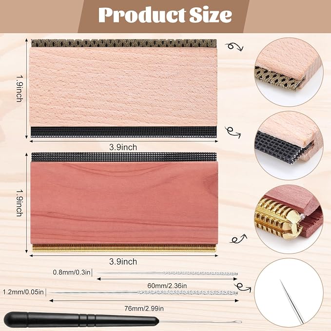 Cashmere Comb Double Sided Sweater Shaver Snag Repair Tool Kit - Image 2