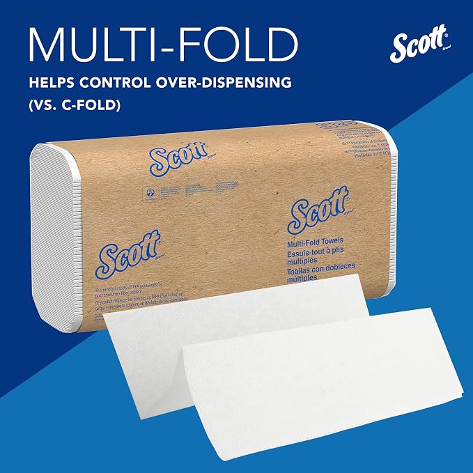 Scott Professional Multifold Paper Towels, 12 x 250 Sheets | Universal - Image 7