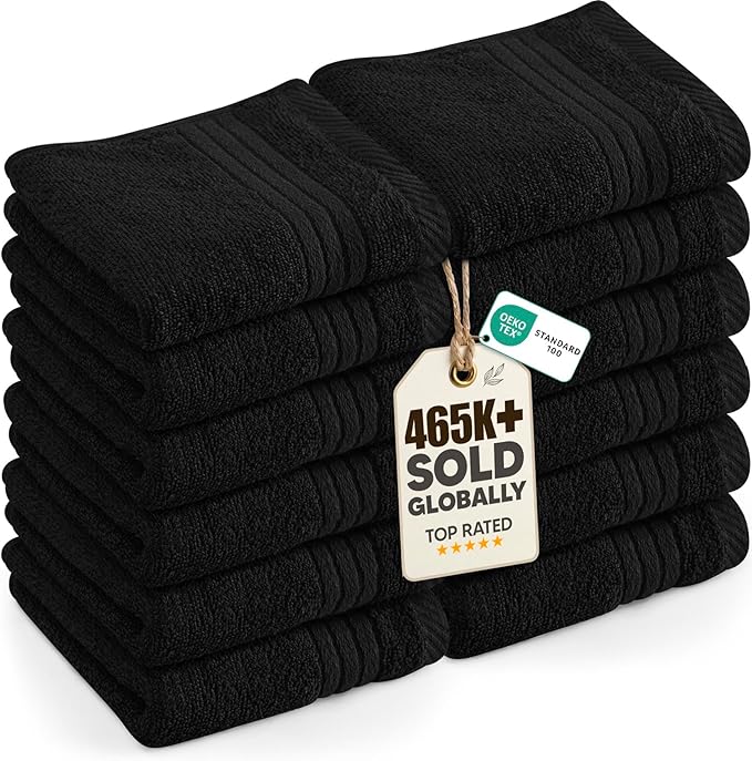 Utopia Towels 12 Pack Premium Wash Cloths, 12x12 in, 100% Cotton, Gym & Face by Unknown