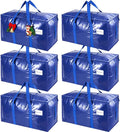 KYODOLED 6 Pack Extra Heavy Duty Blue Moving Bags by KYODOLED